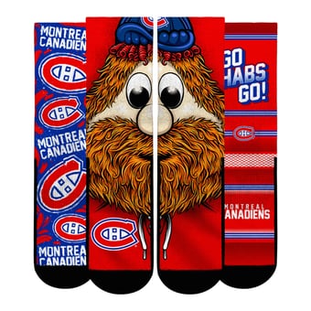 Unisex Rock Em  Red Montreal Canadiens Fan Favorites Three-Pack Crew Socks Set
