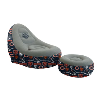 Pegasus Chicago Bears Tonal Logo Inflatable Chair & Ottoman