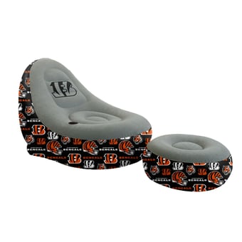 Pegasus Cincinnati Bengals Tonal Logo Inflatable Chair & Ottoman