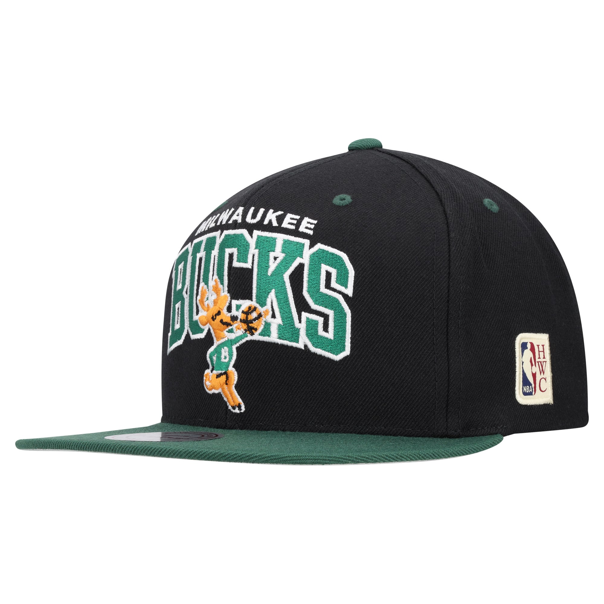 Milwaukee Bucks Mitchell & Ness Team Arch Snapback Cap Milwaukee Bucks Mitchell & Ness Team Arch Snapback Cap