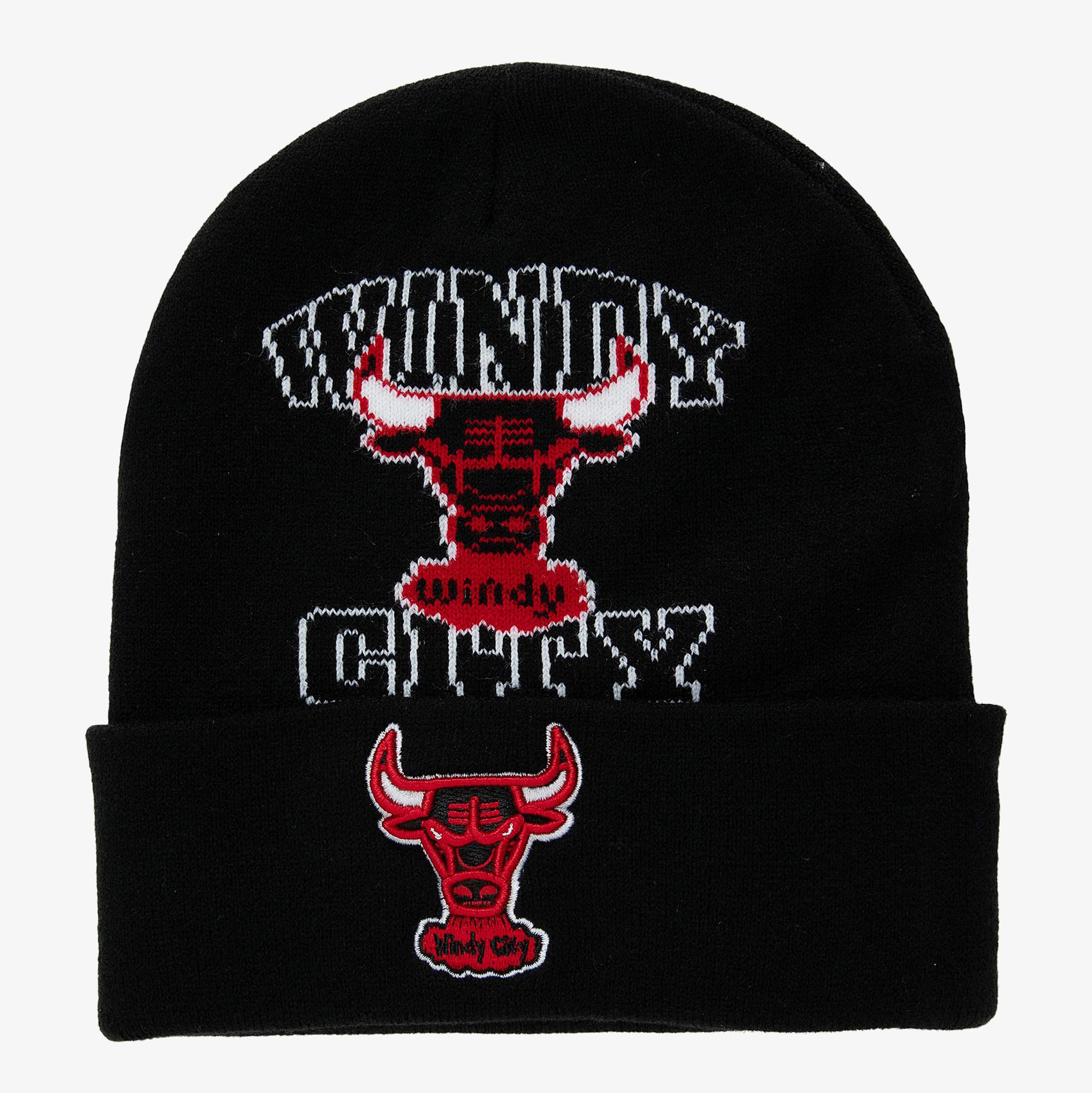Chicago Bulls Mitchell & Ness Team Origins Strickmütze HWC
