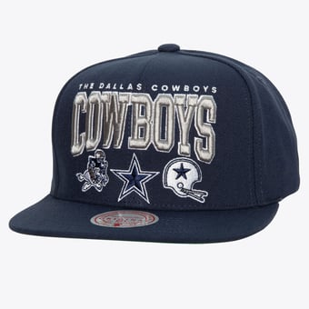 Dallas Cowboys Mitchell & Ness Champ Stack Snapback Cap