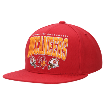 Tampa Bay Buccaneers Mitchell & Ness Champ Stack Snapback Cap