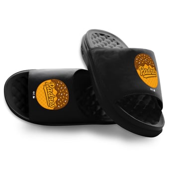 Unisex ISlide Black San Diego Padres Ice Cream Primary Motive Slide Sandals