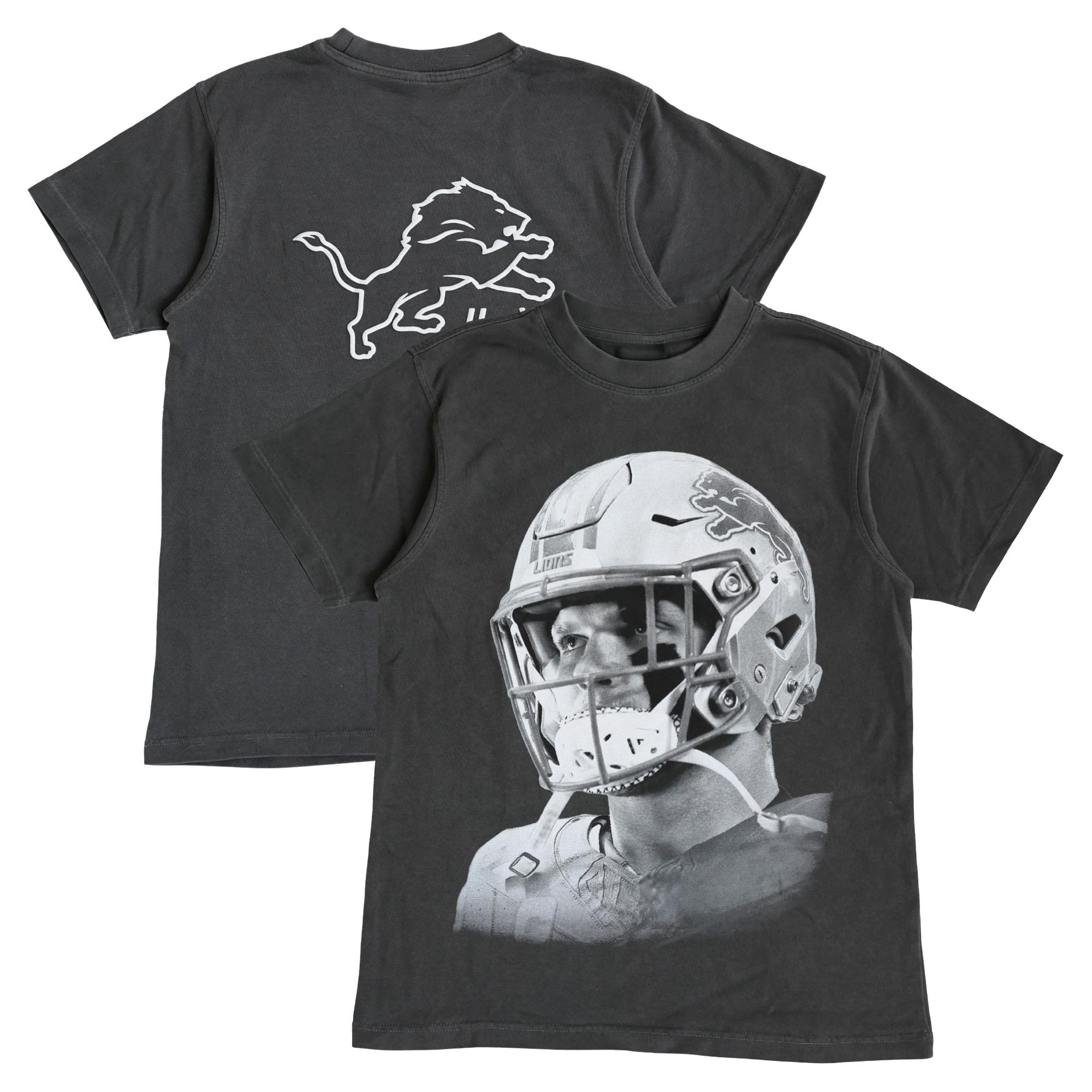 Unisex Aidan Hutchinson Charcoal House of Hutch x Detroit Lions Game Face T-Shirt