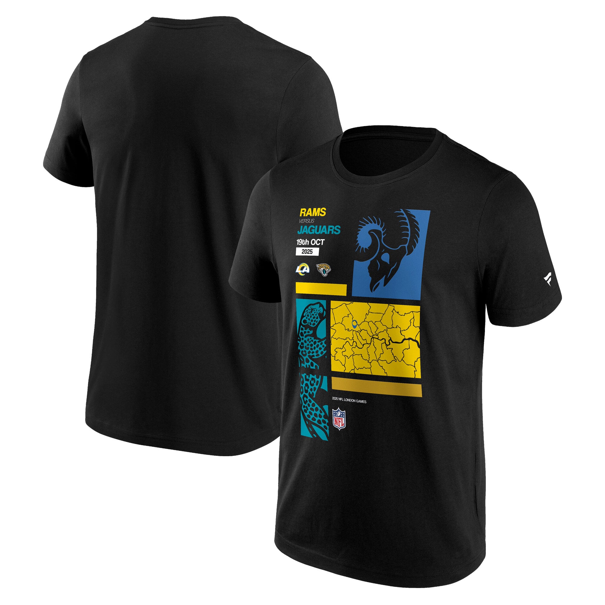 T-shirt NFL LDN Wembley Match Up LA Rams vs Jags - Uomo: retailer-supplied image