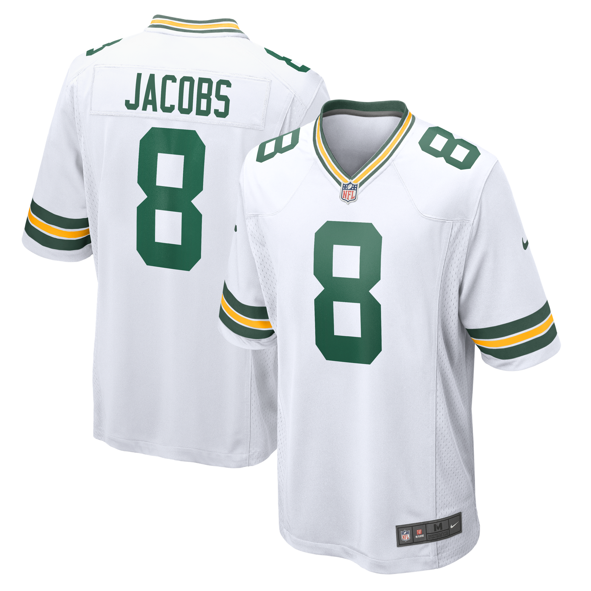 Maglia da trasferta Nike Game dei Green Bay Packers - Jacobs - Uomo