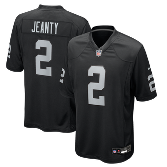 Las Vegas Raiders Nike Game Home Jersey - Black - Ashton Jeanty - Mens