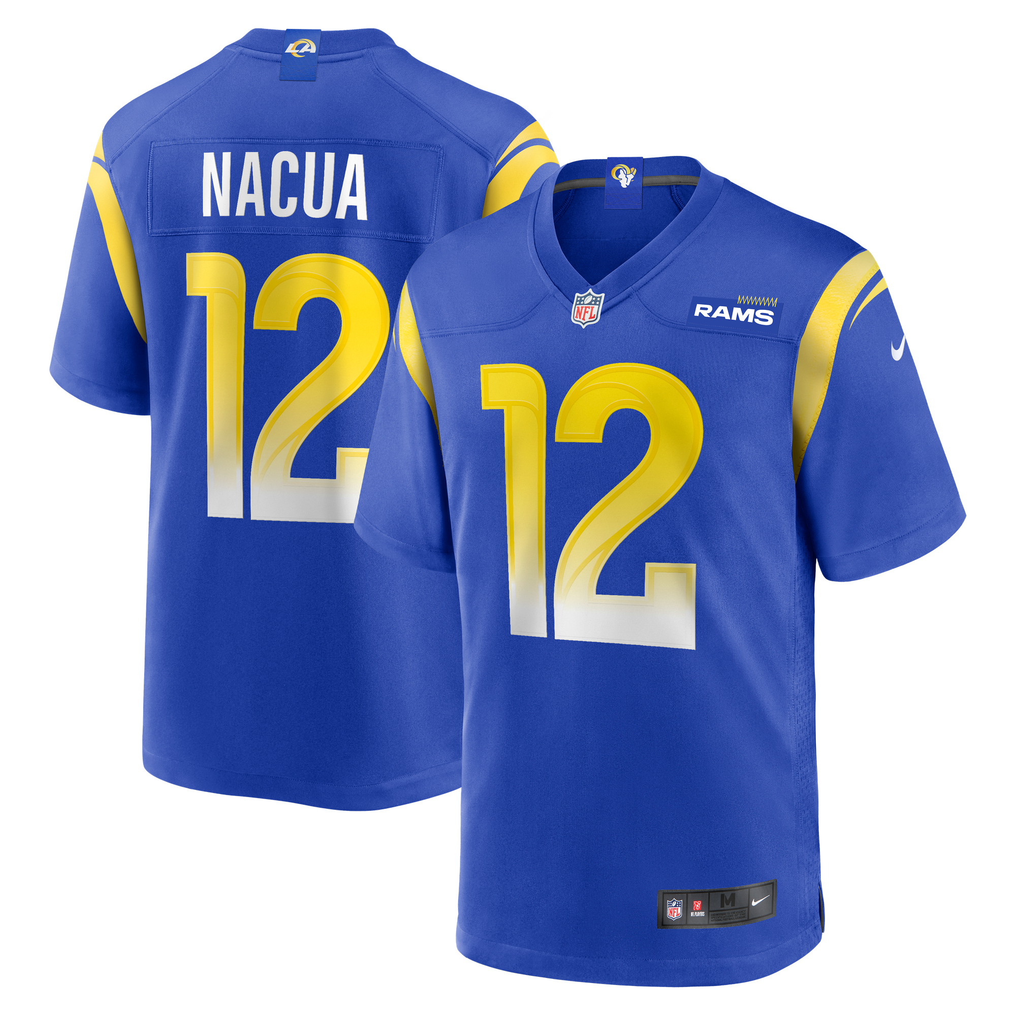 Maglia Nike Game Home dei Los Angeles Rams -Nacua-Uomo