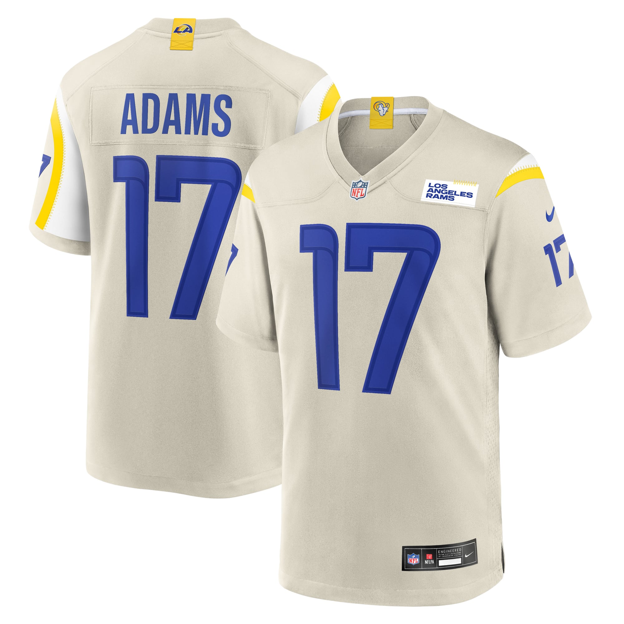 Camiseta Nike de visitante de Los Angeles Rams - Adams - Hombre