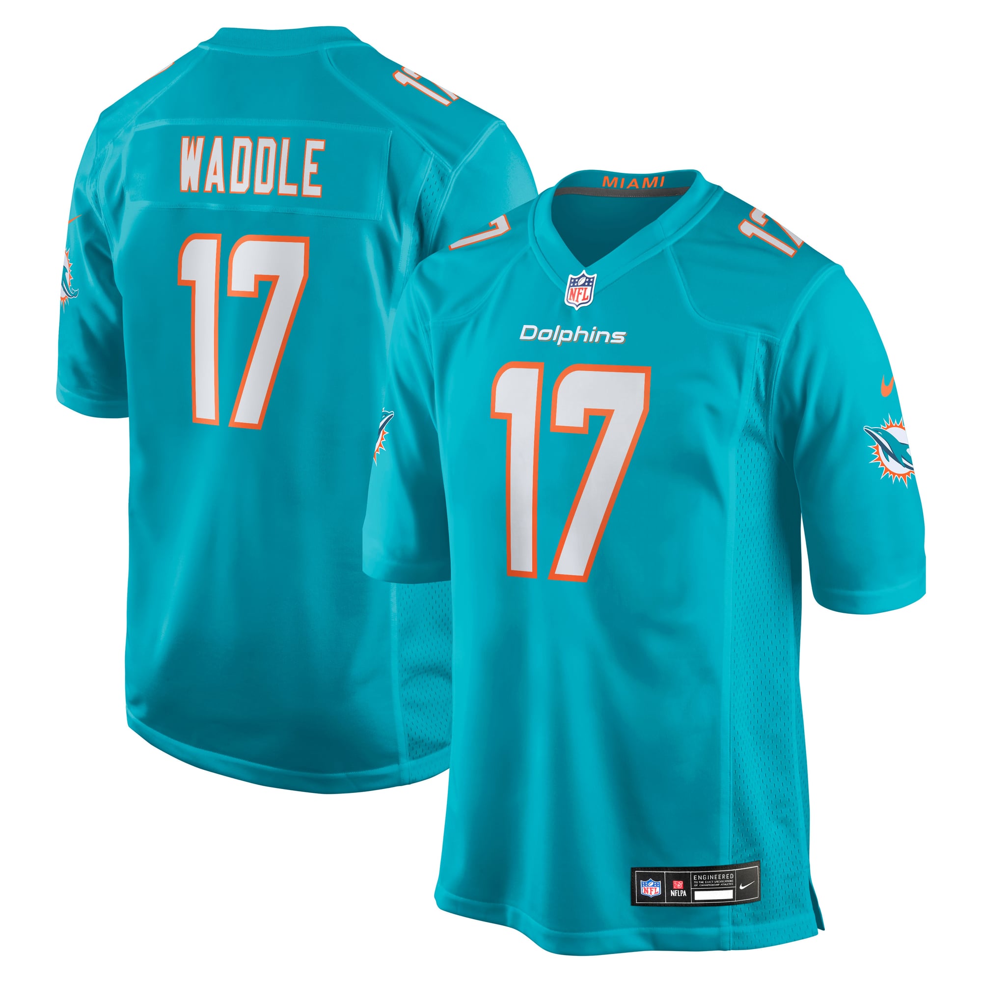 Camiseta Nike de local de los Miami Dolphins - Waddle - Hombre