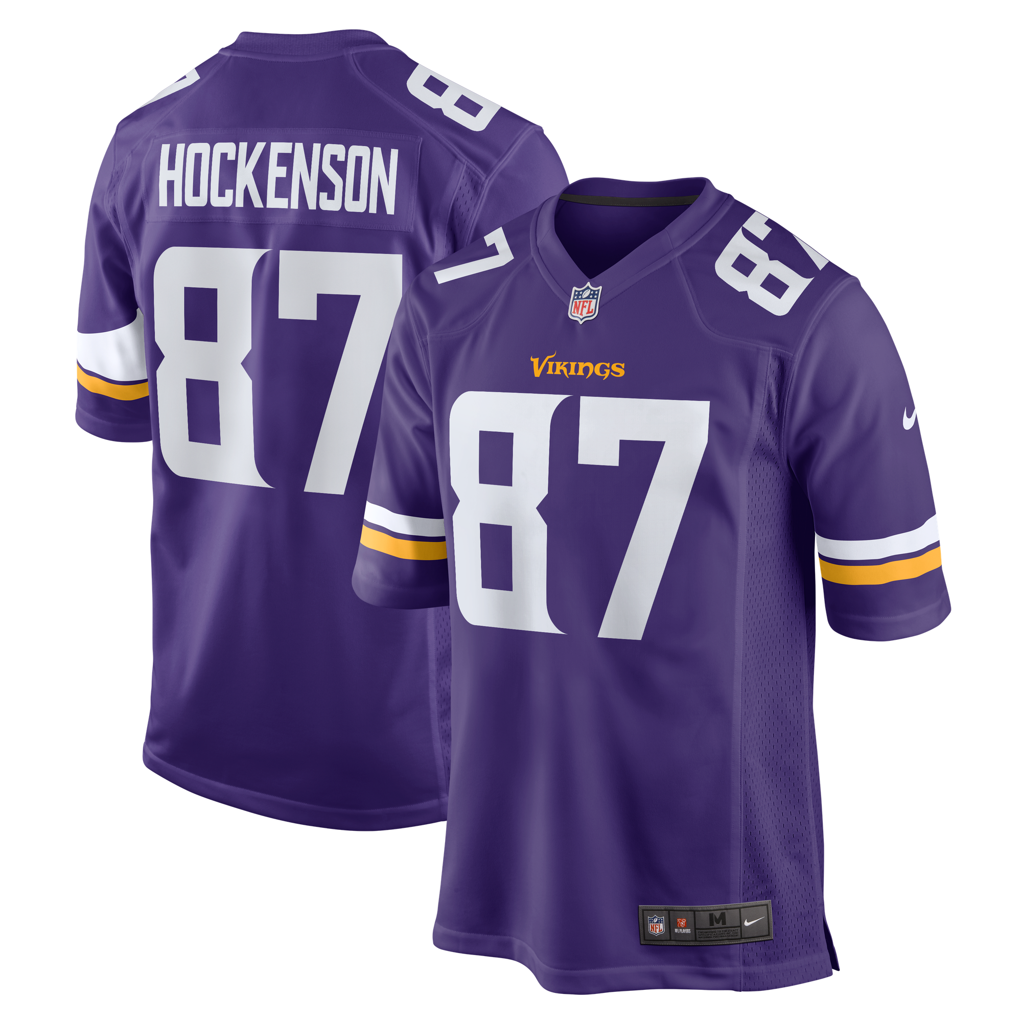 Camiseta Nike Game Home de los Minnesota Vikings -Hockenson-Hombre