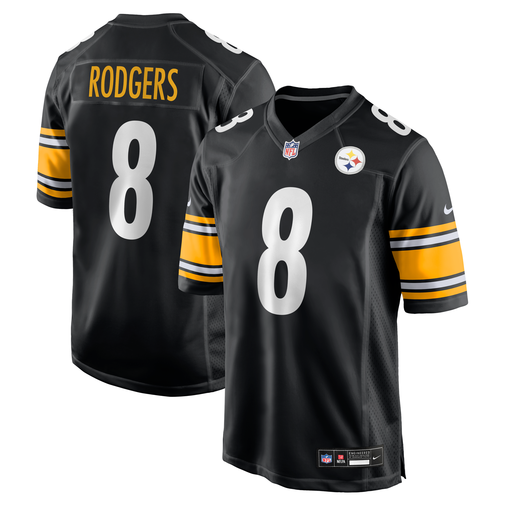 Camiseta Nike de local de los Pittsburgh Steelers - Rodgers - Hombre