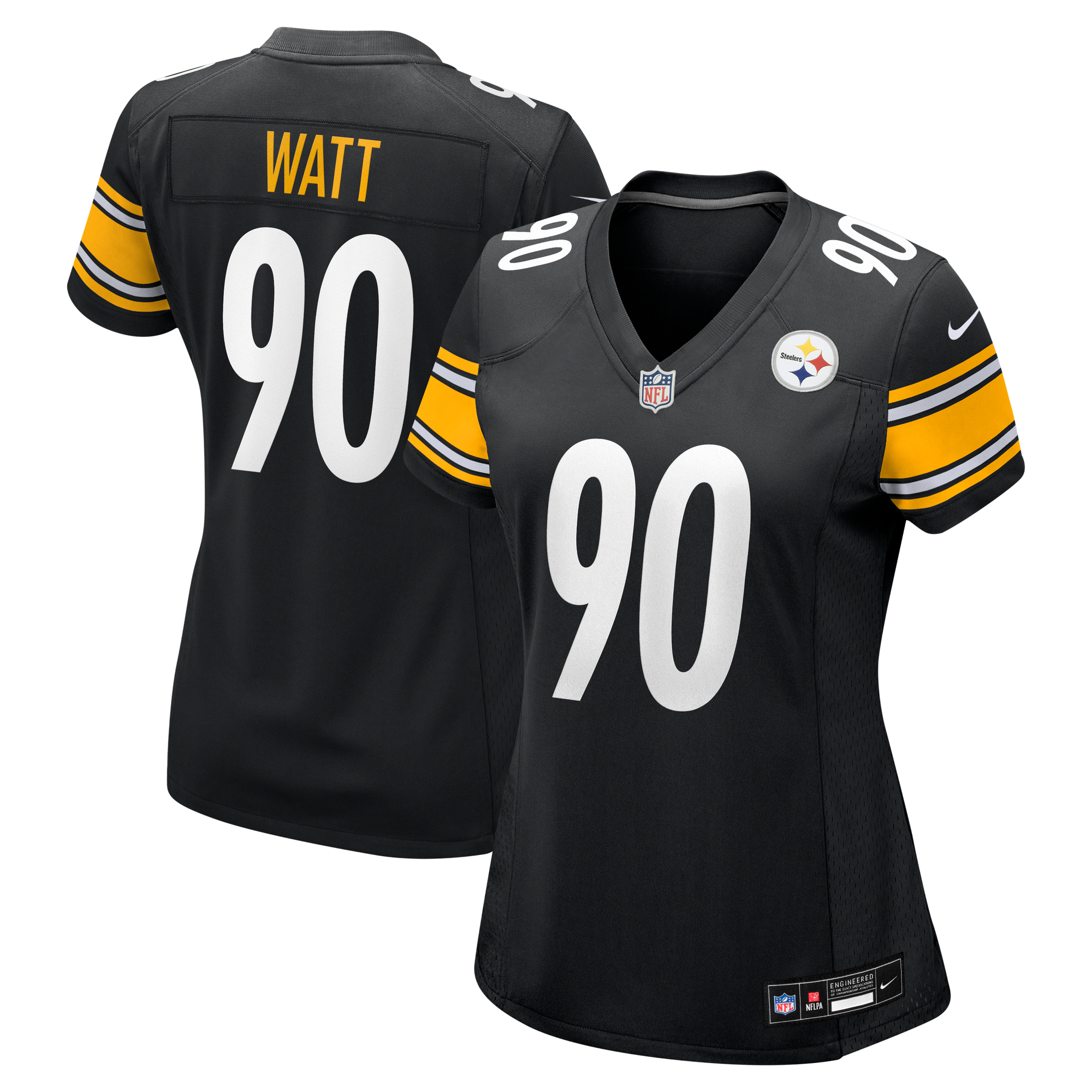 Camiseta Nike de local de los Pittsburgh Steelers - Watt - Mujer