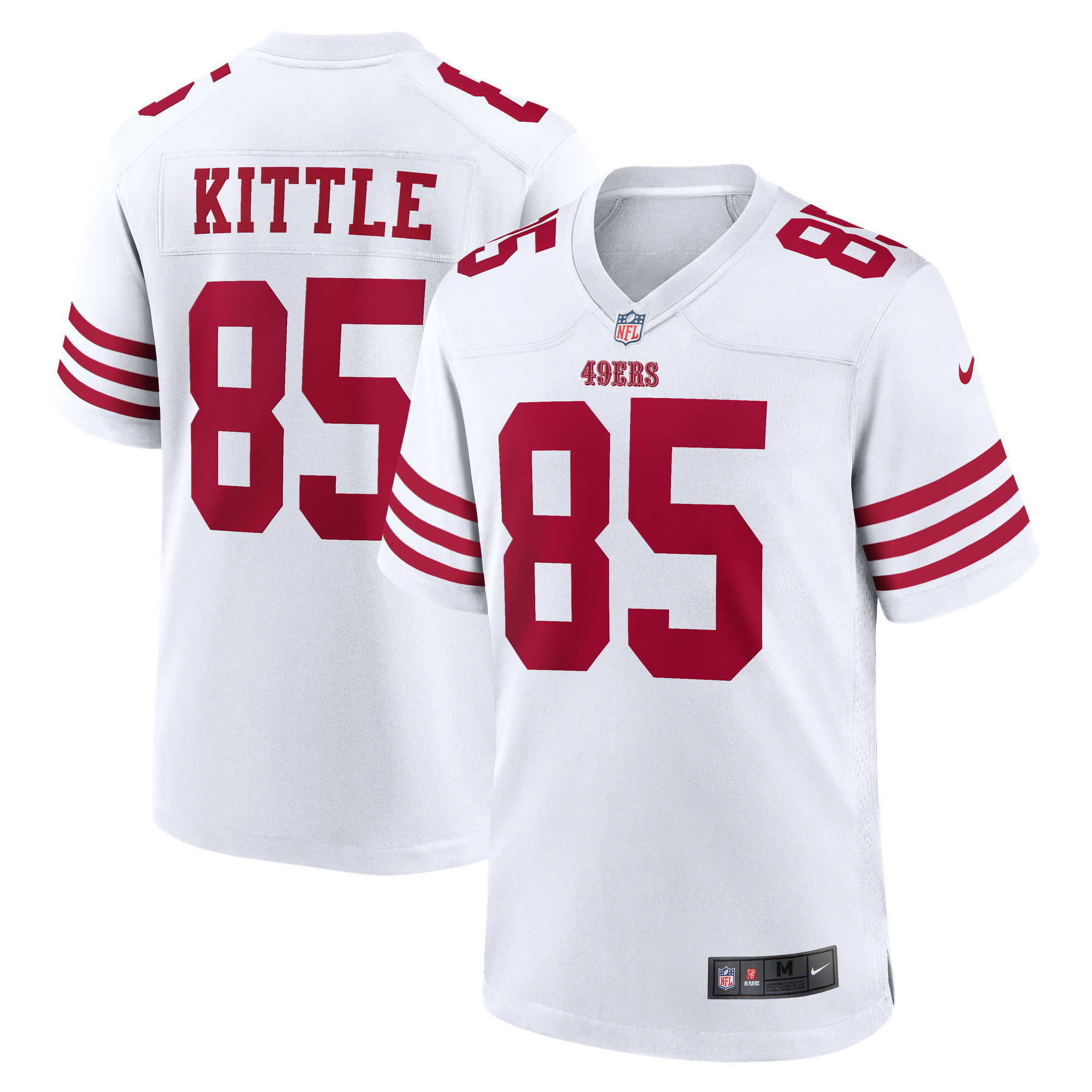 Maglia da trasferta Nike Game dei San Francisco 49ers - Kittle - Uomo
