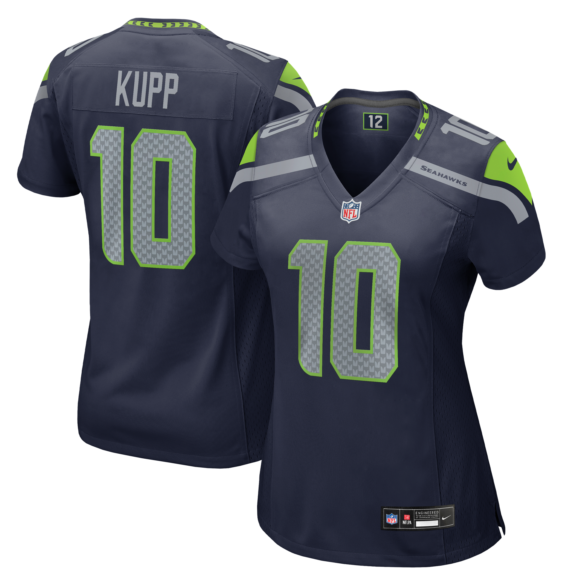 Camiseta Nike de local de los Seattle Seahawks -Kupp-Mujer