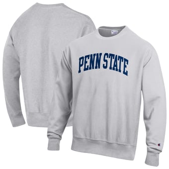Men's Champion Gray Penn State Nittany Lions Reverse Weave Fleece Sweatshirt