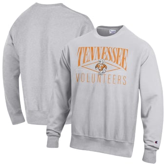 Men's Champion Gray Tennessee Volunteers Reverse Weave Fleece Sweatshirt