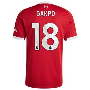 Maillot Liverpool adidas Domicile 25/26 avec flocage Gakpo 18, vue 4