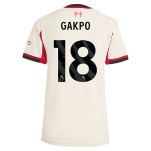 Maillot adidas Liverpool Extérieur 25/26 - Femmes avec flocage Gakpo 18, vue 4