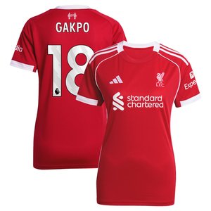 Maillot Liverpool adidas Domicile 25/26 - Femmes avec flocage Gakpo 18, vue 2