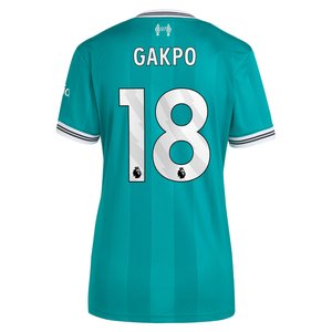 Maillot adidas Liverpool Troisième 25/26 - Femme avec flocage Gakpo 18, vue 4