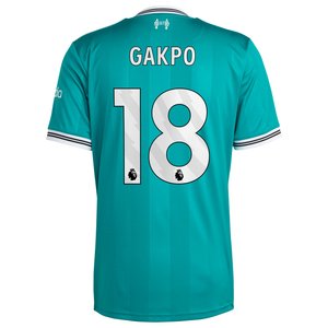 Maillot adidas Liverpool Troisième 25/26 avec flocage Gakpo 18, vue 4