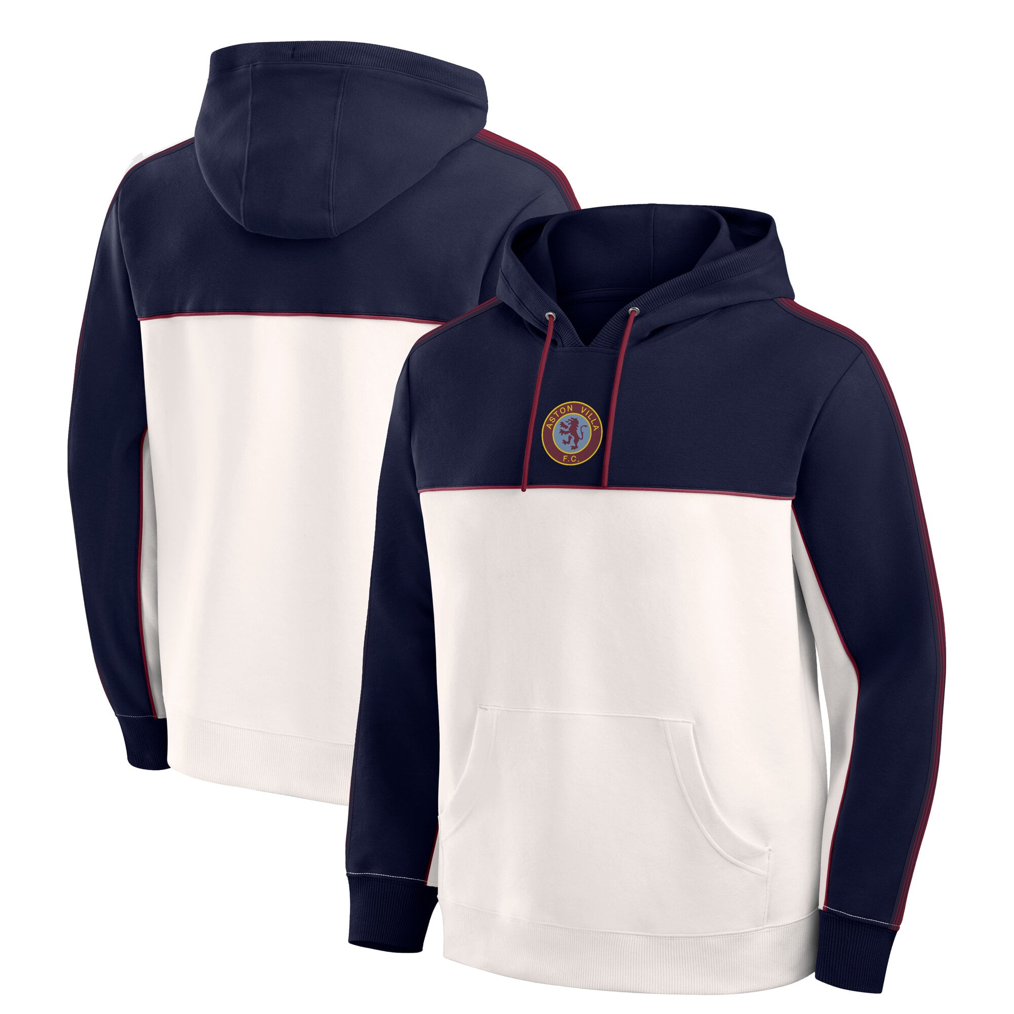 Sudadera con capucha retro Aston Villa - Azul marítimo - Hombre