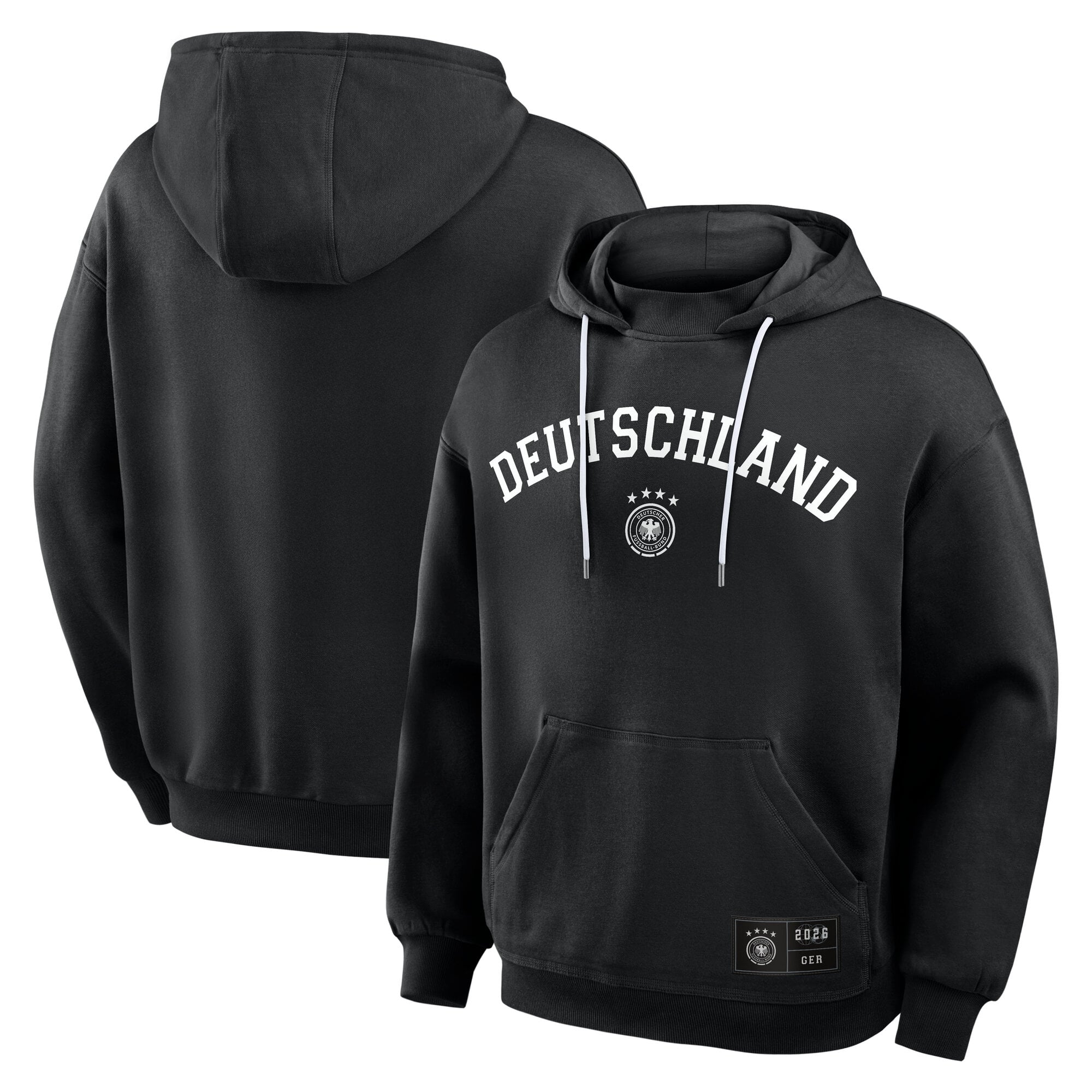 Sweat à capuche oversize DFB - Noir - Homme