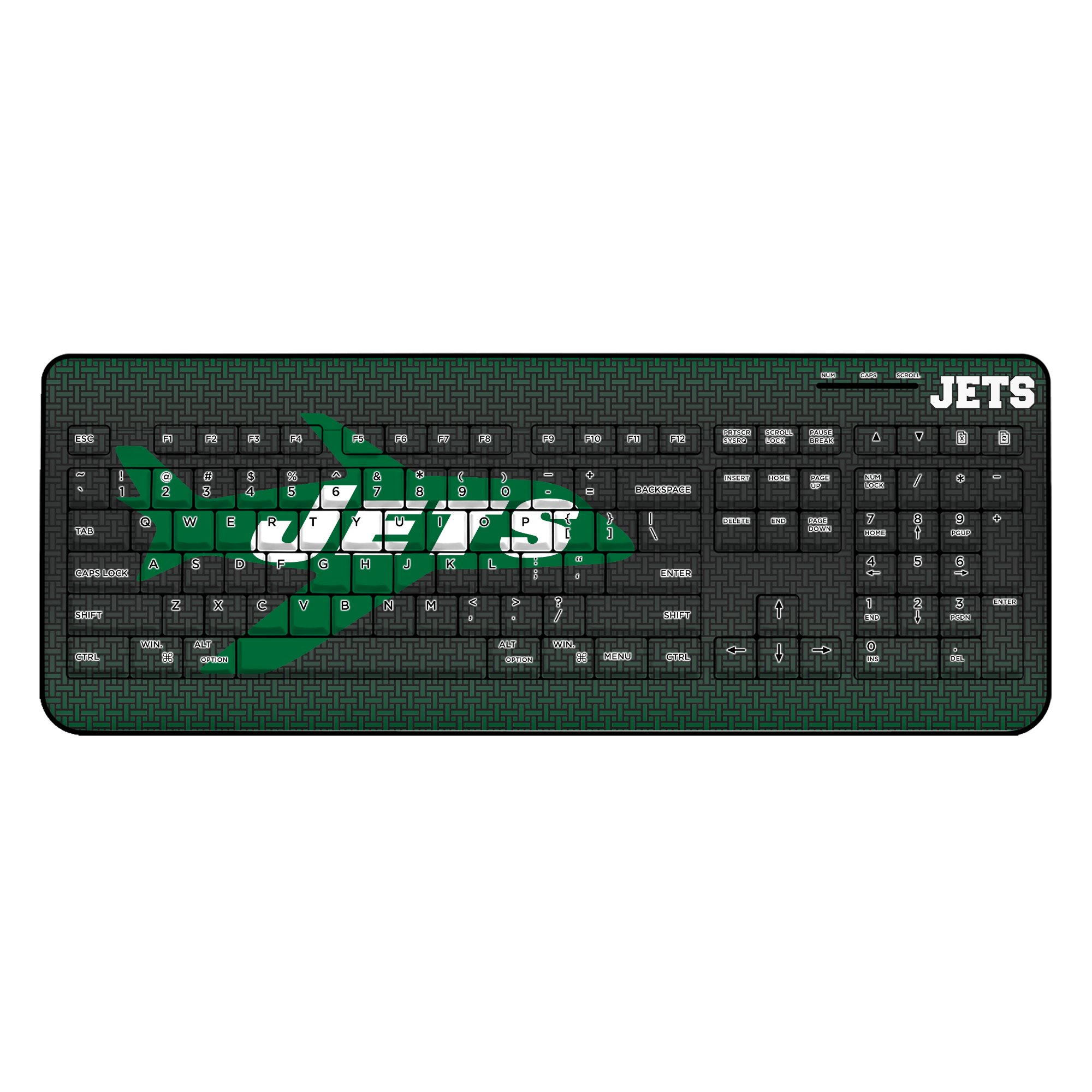 Keyscaper Throwback New York Jets Wireless Keyboard