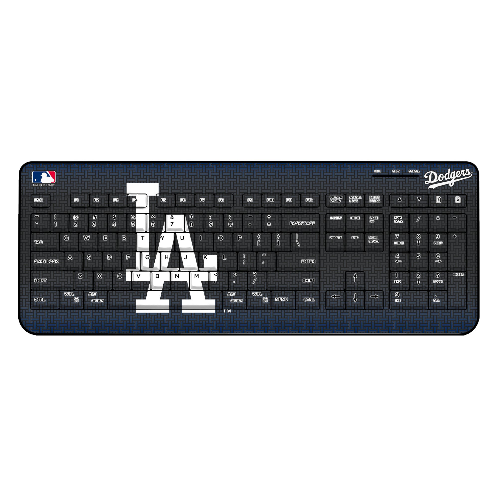 Keyscaper Los Angeles Dodgers Wireless Keyboard