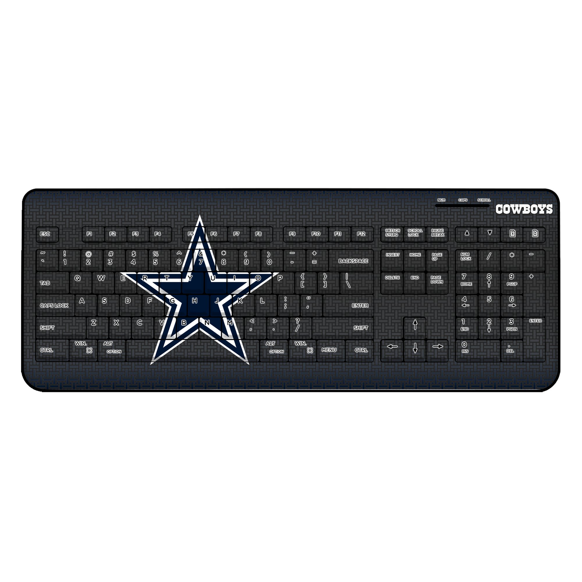 Keyscaper Dallas Cowboys Wireless Keyboard