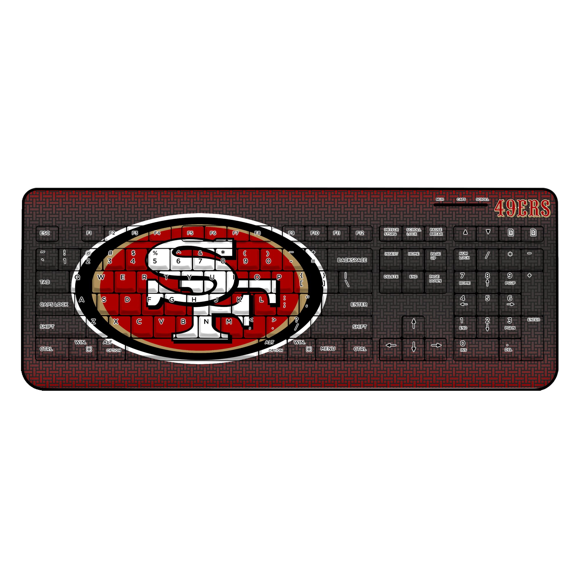 Keyscaper San Francisco 49ers Wireless Keyboard