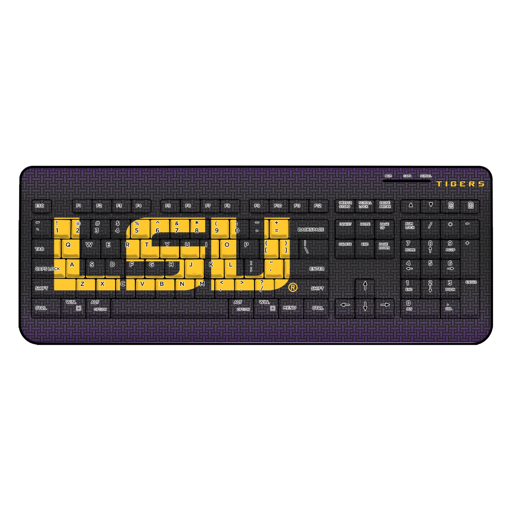 Keyscaper LSU Tigers Wireless Keyboard