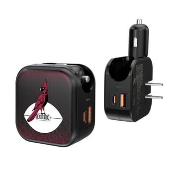 Keyscaper Chicago Cardinals 2-in-1 USB A/C Charger