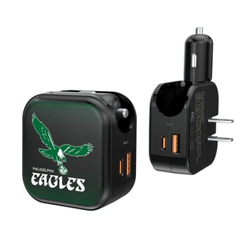 Keyscaper Philadelphia Eagles 2-in-1 USB A/C Charger