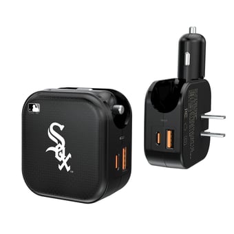 Keyscaper Chicago White Sox 2-in-1 USB A/C Charger
