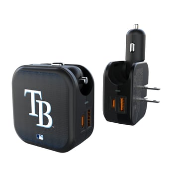 Keyscaper Tampa Bay Rays 2-in-1 USB A/C Charger