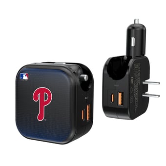 Keyscaper Philadelphia Phillies 2-in-1 USB A/C Charger