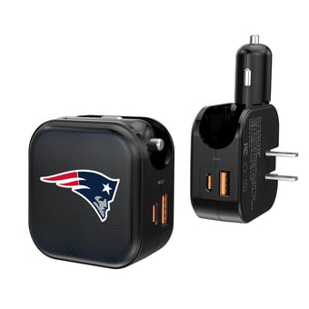 Keyscaper New England Patriots 2-in-1 USB A/C Charger