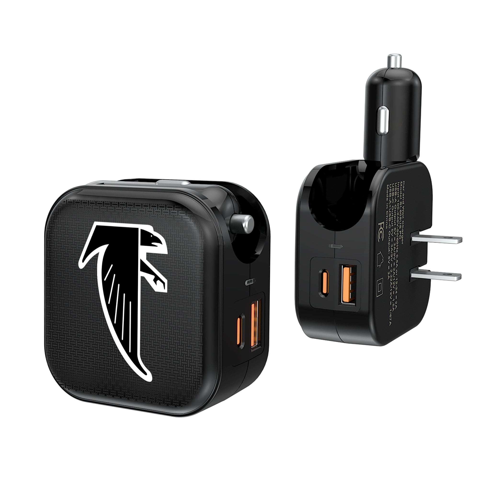 Keyscaper Atlanta Falcons 2-in-1 USB A/C Charger