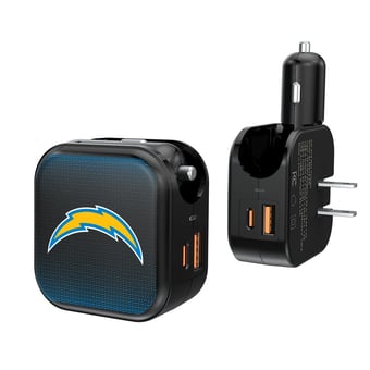 Keyscaper Los Angeles Chargers 2-in-1 USB A/C Charger