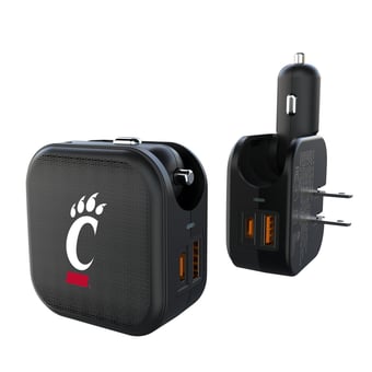 Keyscaper Cincinnati Bearcats 2-in-1 USB A/C Charger
