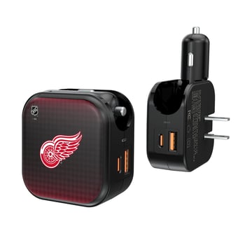 Keyscaper Detroit Red Wings 2-in-1 USB A/C Charger
