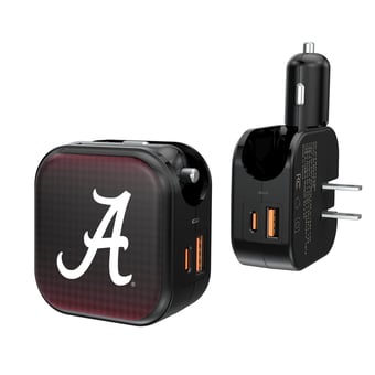 Keyscaper Alabama Crimson Tide 2-in-1 USB A/C Charger