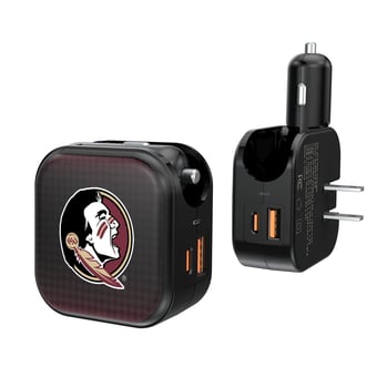 Keyscaper Florida State Seminoles 2-in-1 USB A/C Charger