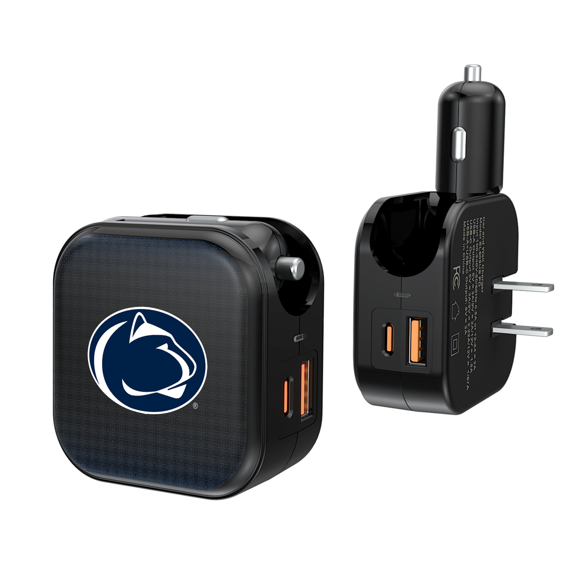 Keyscaper Penn State Nittany Lions 2-in-1 USB A/C Charger