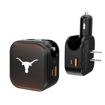 Keyscaper Texas Longhorns 2-in-1 USB A/C Charger