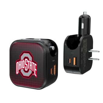 Keyscaper Ohio State Buckeyes 2-in-1 USB A/C Charger