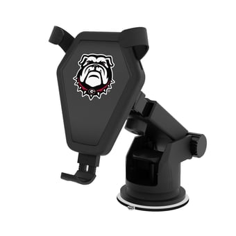 Keyscaper Georgia Bulldogs Linen Print Wireless Car Charger
